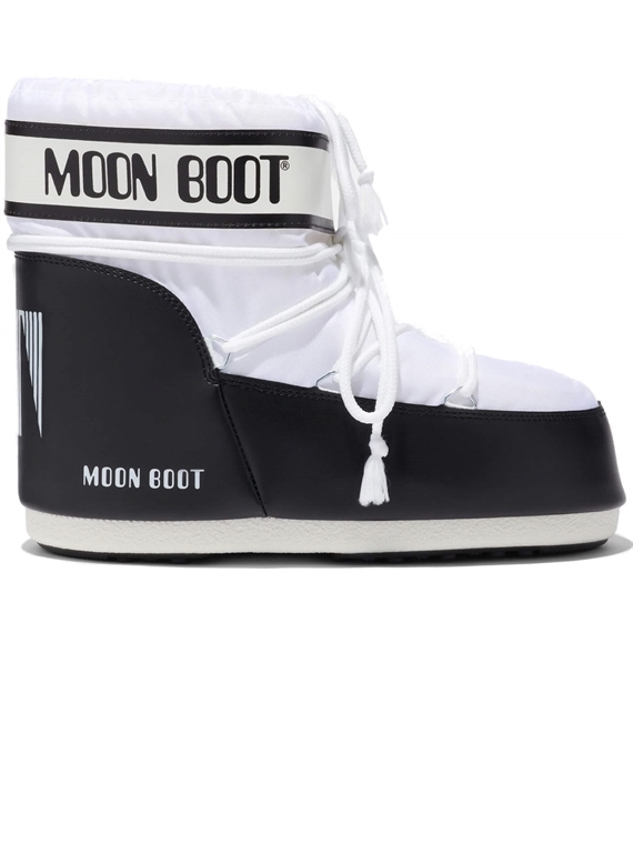 Moon Boot Icon Low White Nylon Boots